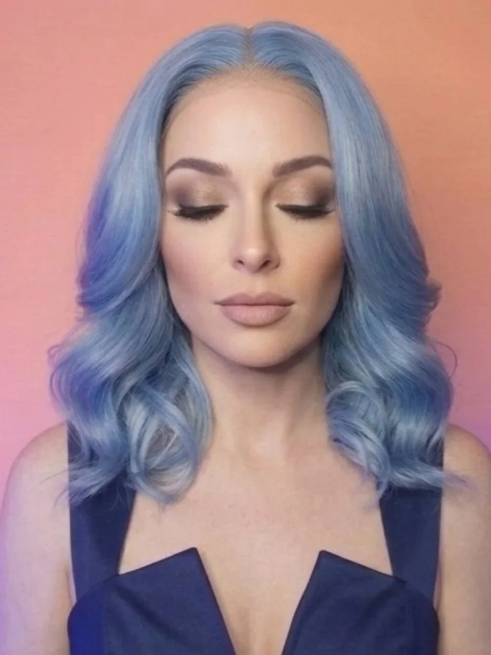 Outre Perfect Hairline Glueless 13x4 HD Lace Front Wig – Jeannie in Blue Angel